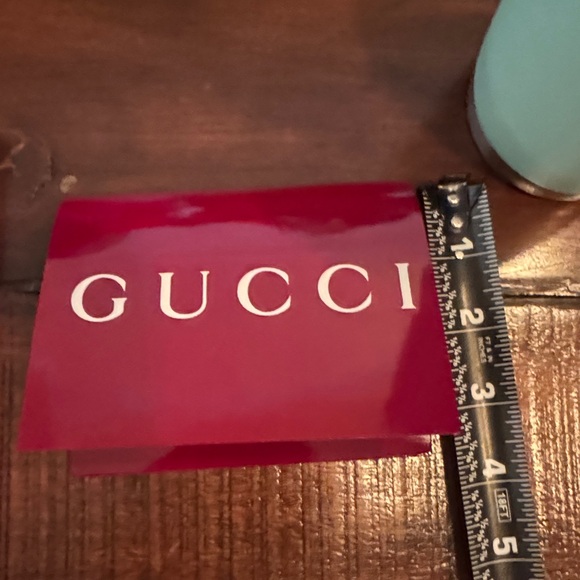Authentic Gucci Large Glossy Red Gift Box Packaging With Cards Luxury Storage - Picture 13 of 16